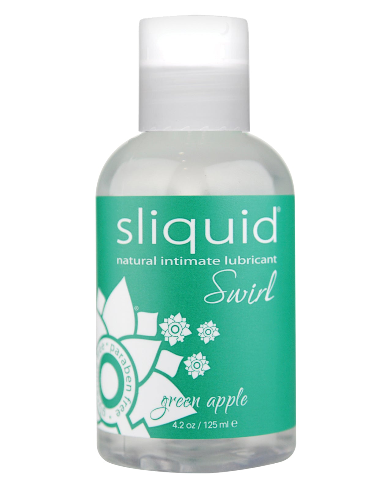 Sliquid Naturals Swirl Lubricant - 4.2 oz Green Apple
