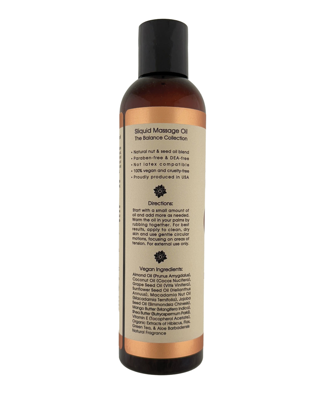 Sliquid Balance Massage Oil - 8.5 oz Citrus Neroli