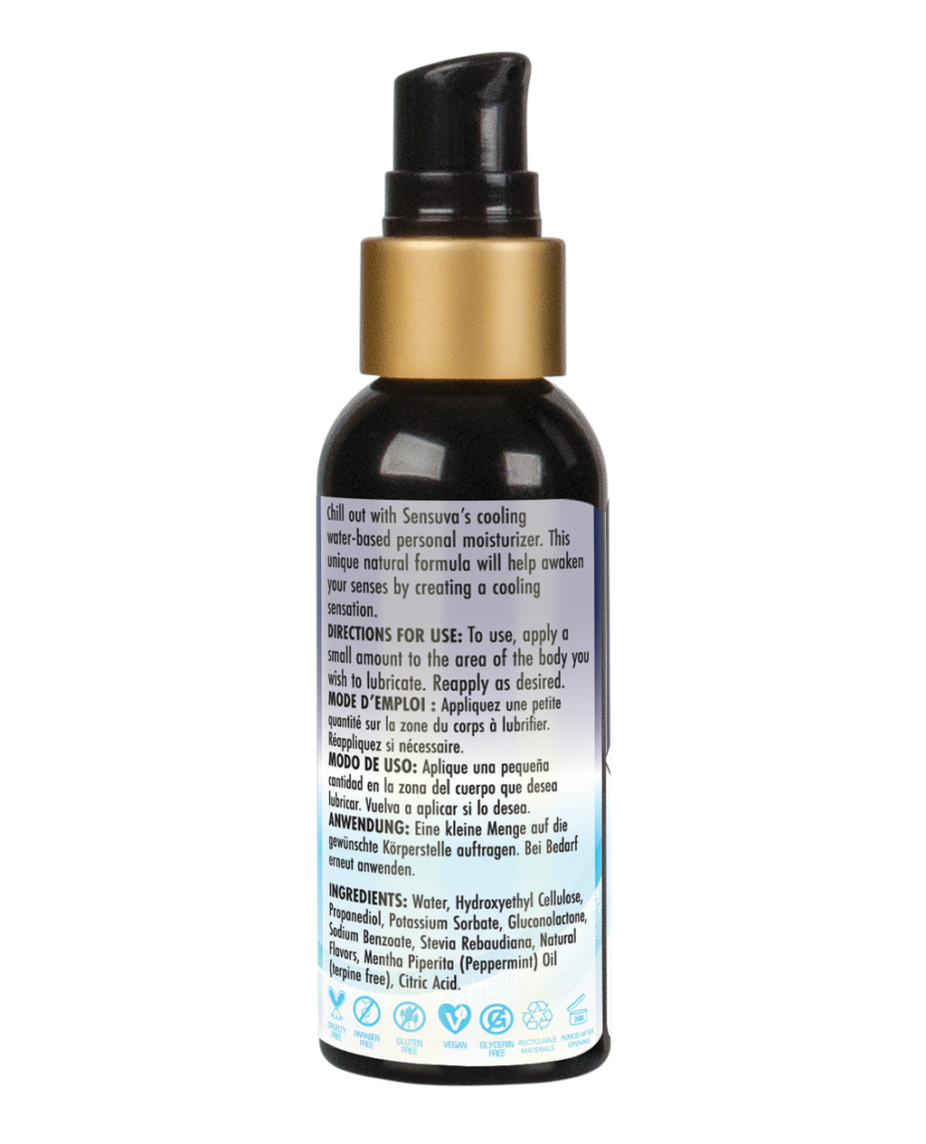 Sensuva Arctic Chill Cooling Personal Moisturizer - 2 oz