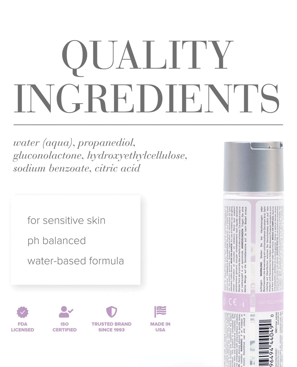 JO Agape - Original Lubricant 4 oz