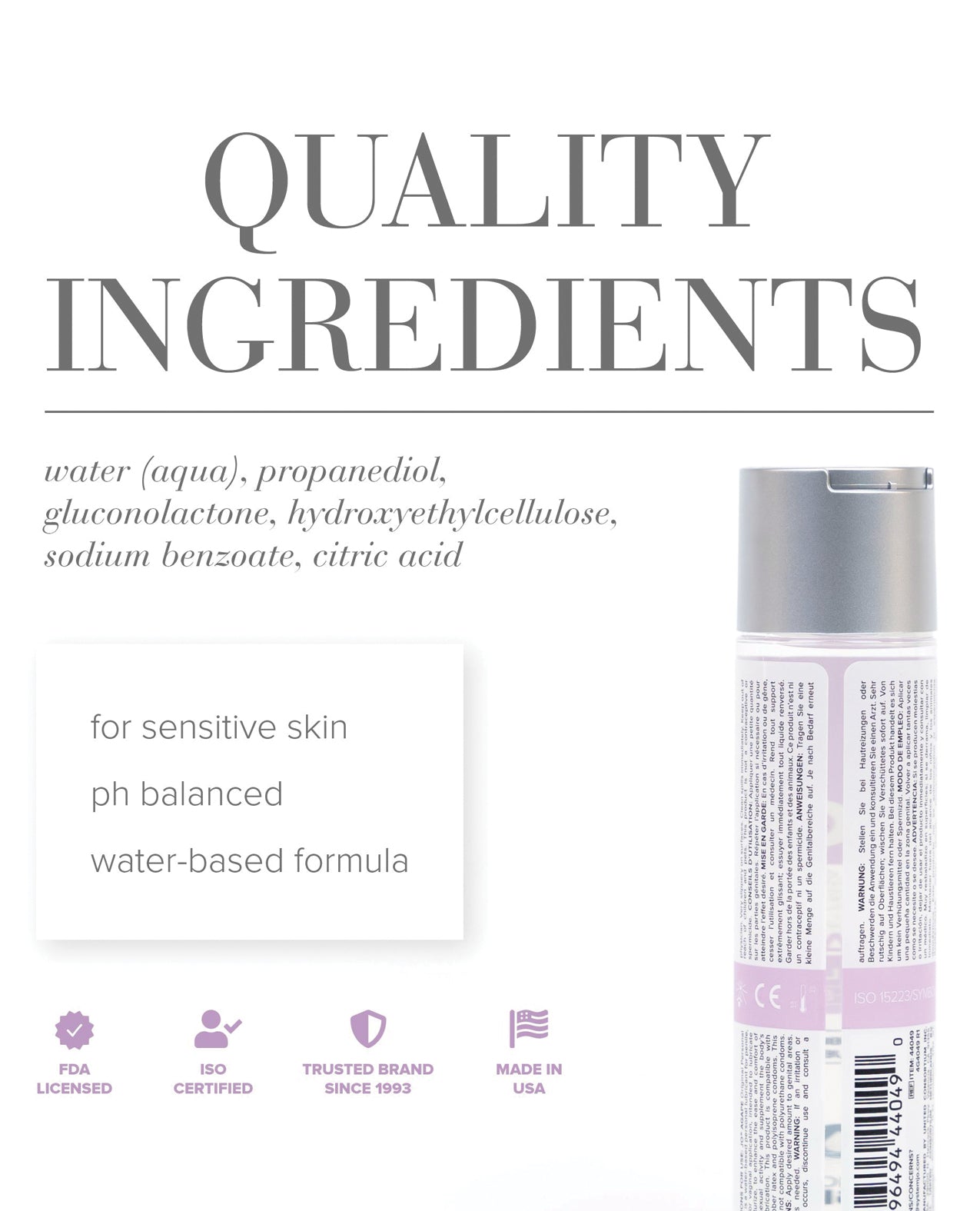JO Agape - Original Lubricant 4 oz