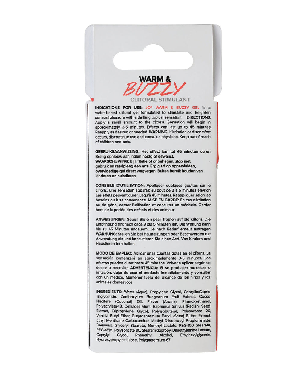 JO Warm & Buzzy - Original Stimulant 0.34 oz