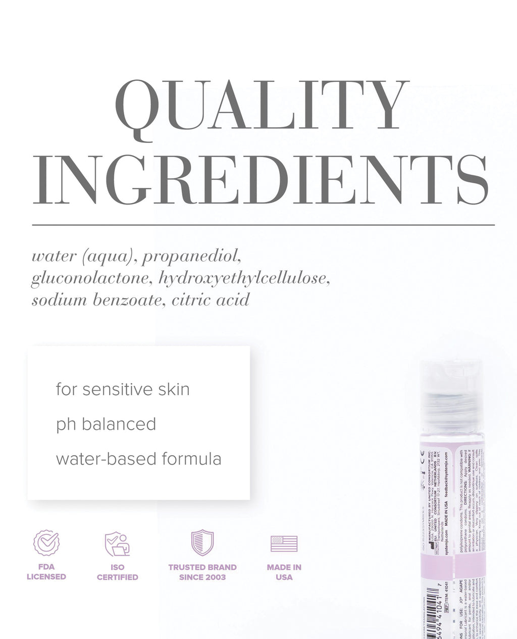 JO Agape - Original Lubricant 1 oz