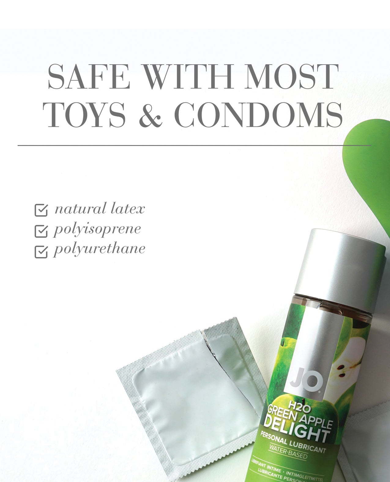 JO H2O - Green Apple Lubricant 4 oz