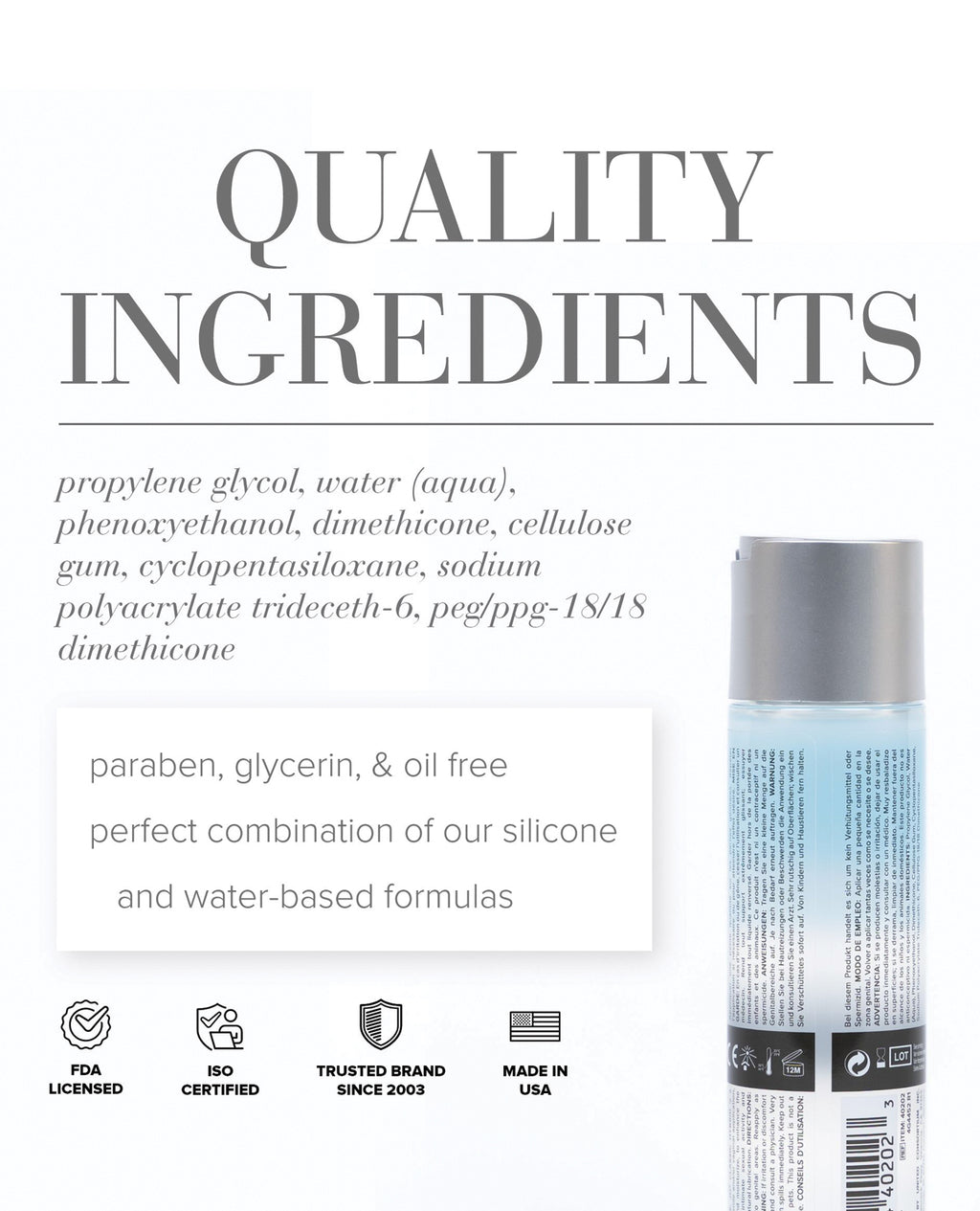JO Classic Hybrid - Original Lubricant 4 oz