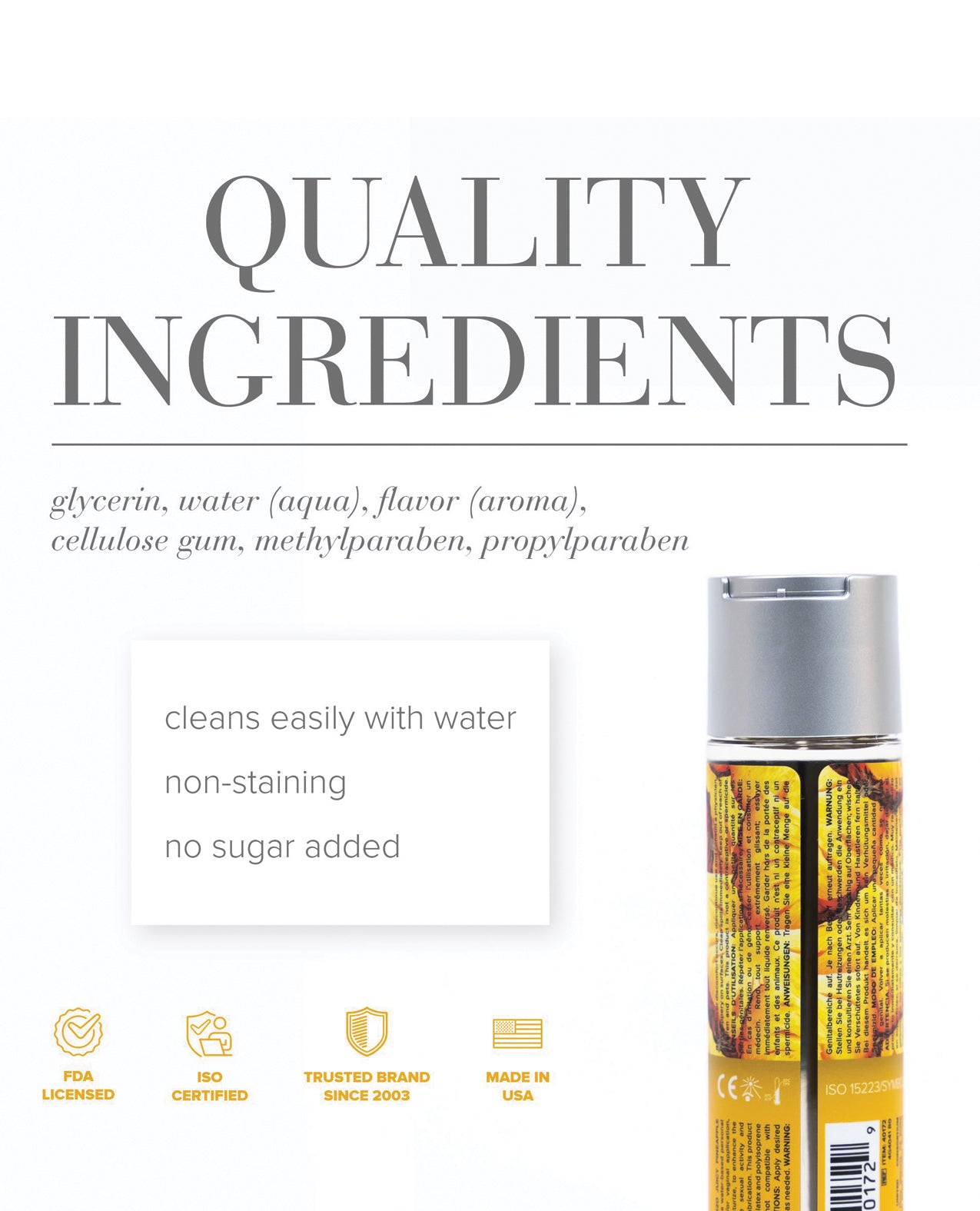 JO H2O - Pineapple Lubricant 4 oz