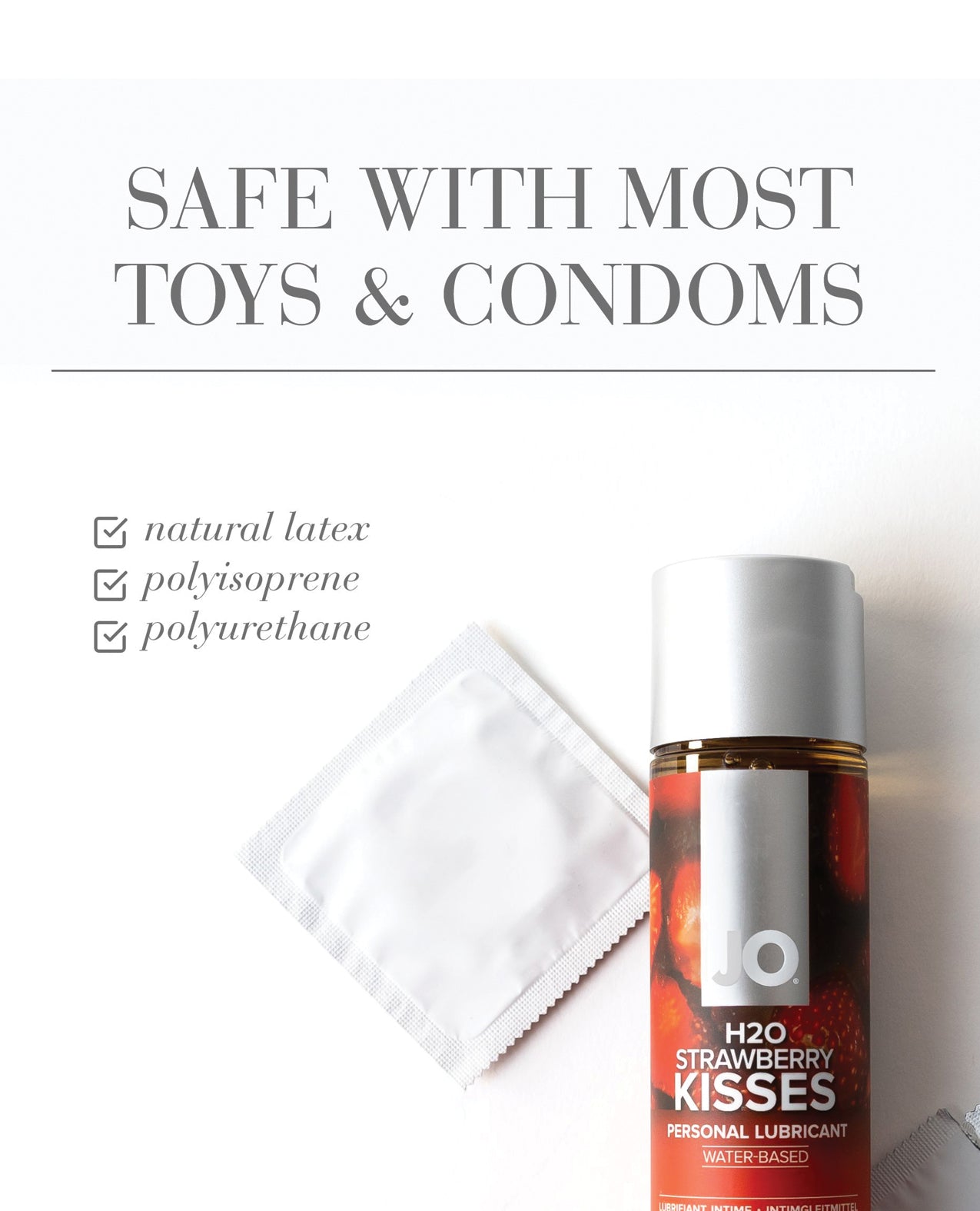 JO H2O - Strawberry Lubricant 4 oz