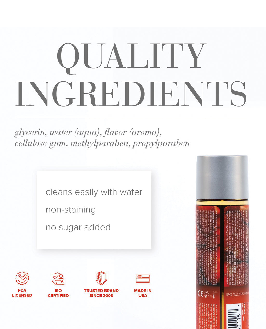 JO H2O - Strawberry Lubricant 4 oz