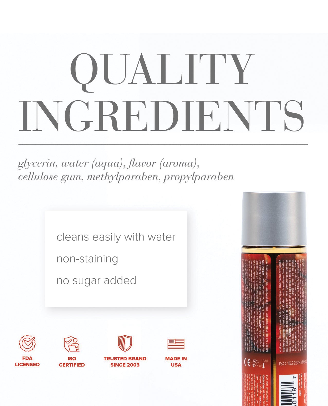 JO H2O - Strawberry Lubricant 4 oz