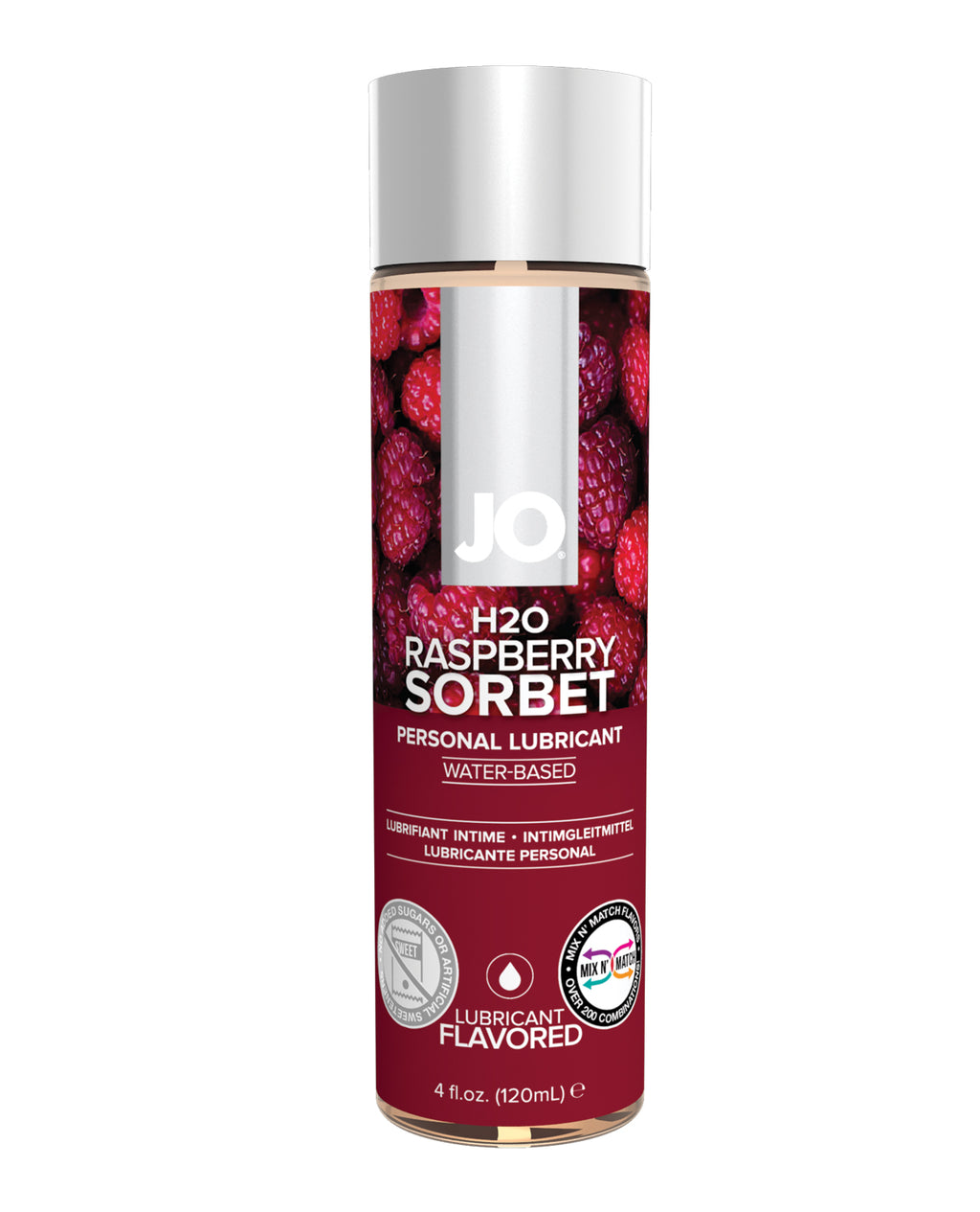 JO H2O - Raspberry Lubricant 4 oz