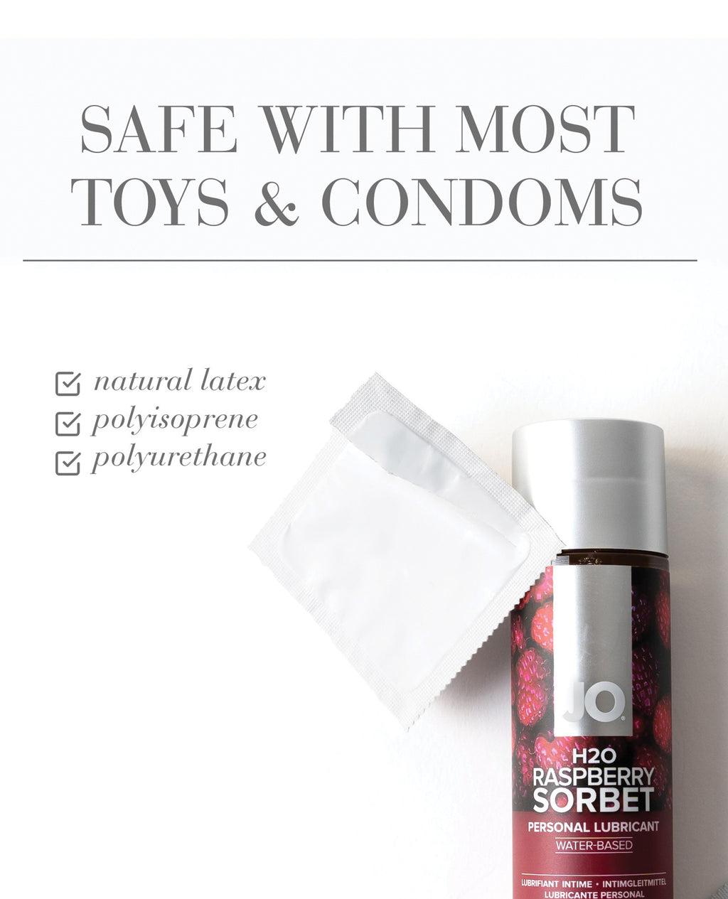 JO H2O - Raspberry Lubricant 4 oz