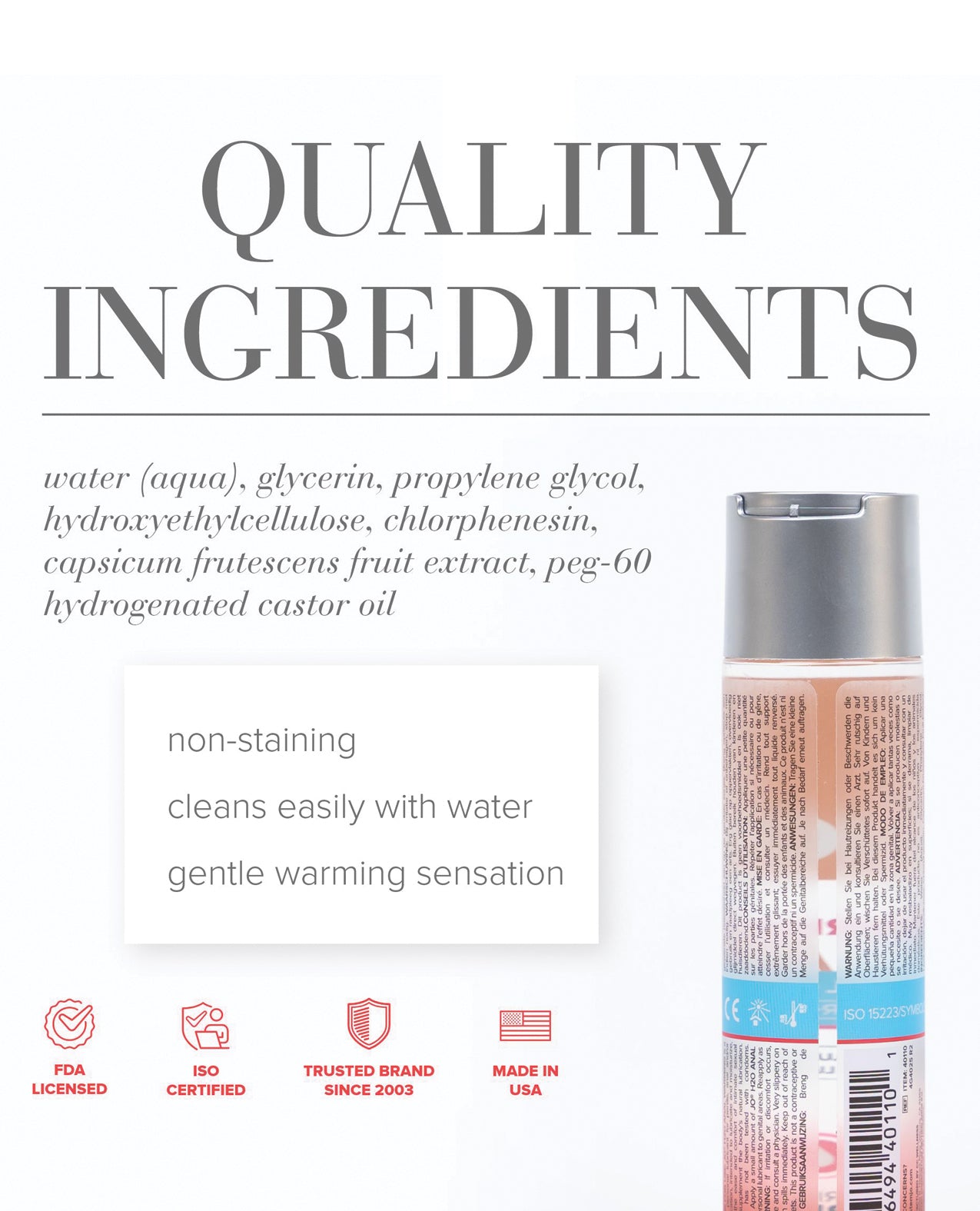 JO H2O Anal - Warming Lubricant 4 oz