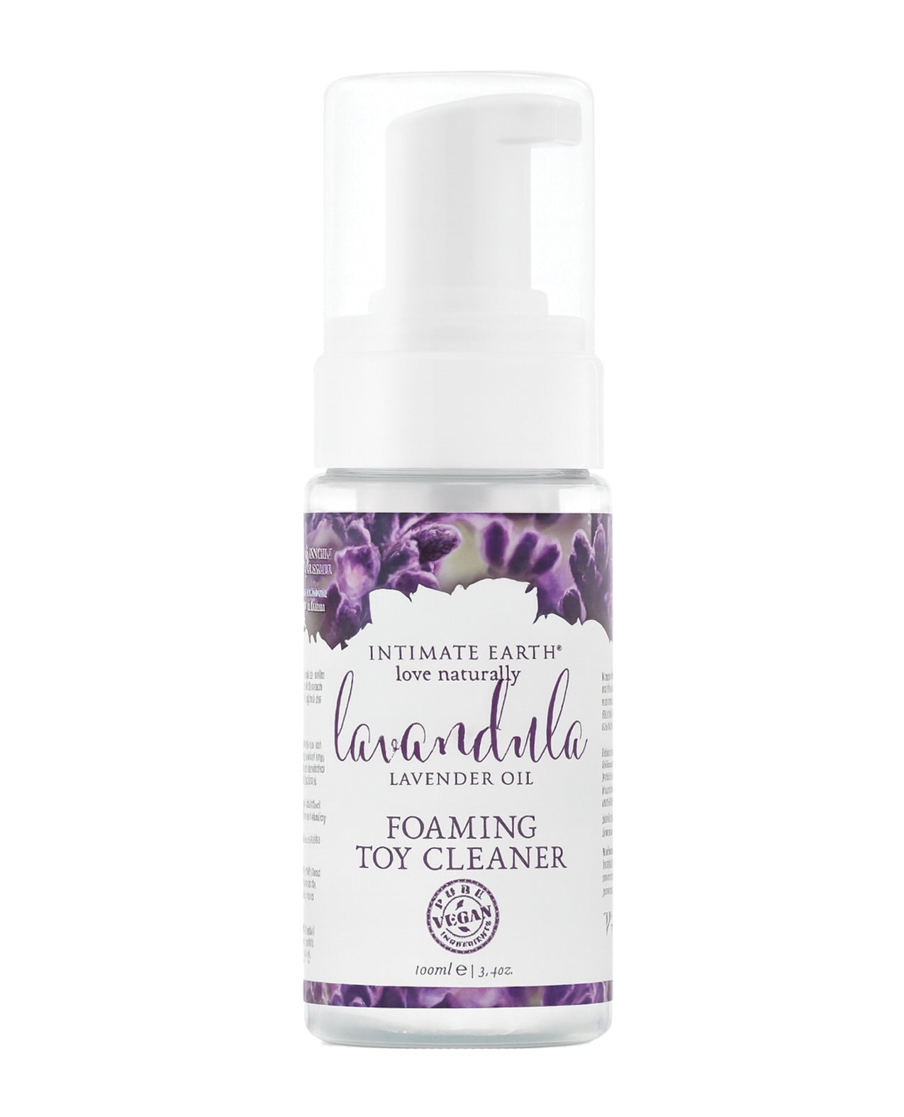 Intimate Earth Foaming Toy Cleaner - 100 ml Lavandula Lavender Oil and Rosemary Extracts