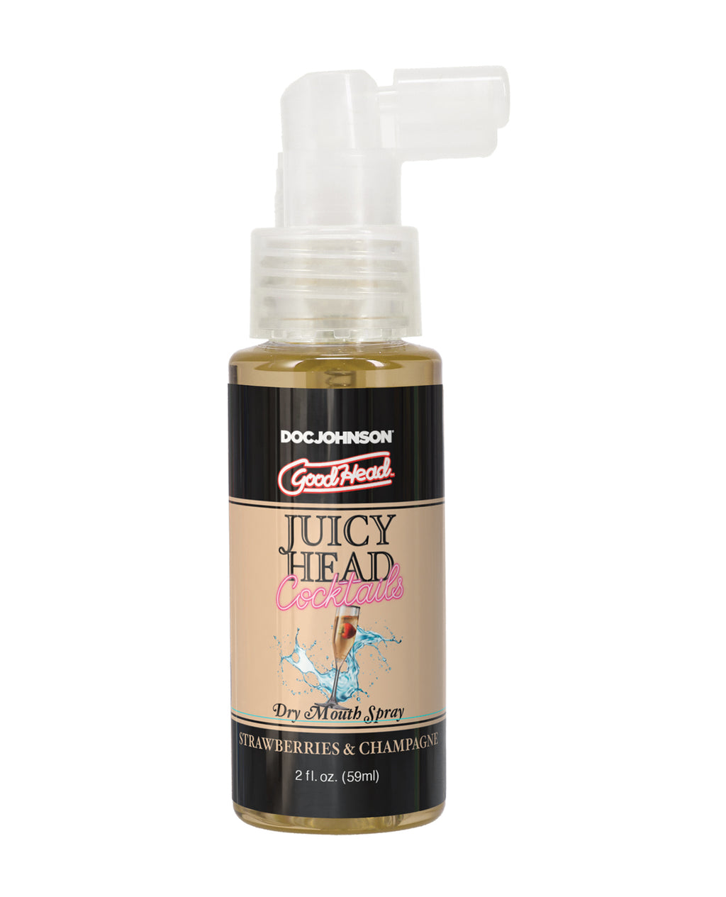 GoodHead Juicy Head Cocktails Dry Mouth Spray - Strawberries & Champagne