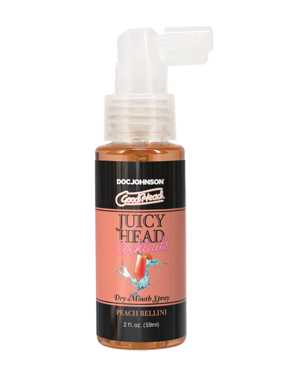 GoodHead Juicy Head Cocktails Dry Mouth Spray - Peach Bellini