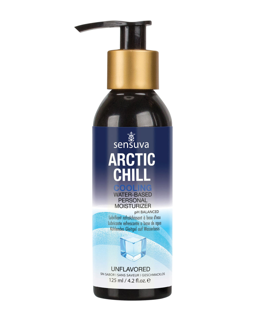 Sensuva Cooling Water-Based Personal Moisturizer - Arctic Chill 4 oz