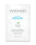Wicked Sensual Care Simply Aqua Water Based Lubricant - .1 oz