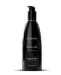 Wicked Sensual Care Aqua Waterbased Lubricant - 8.5 oz Fragrance Free