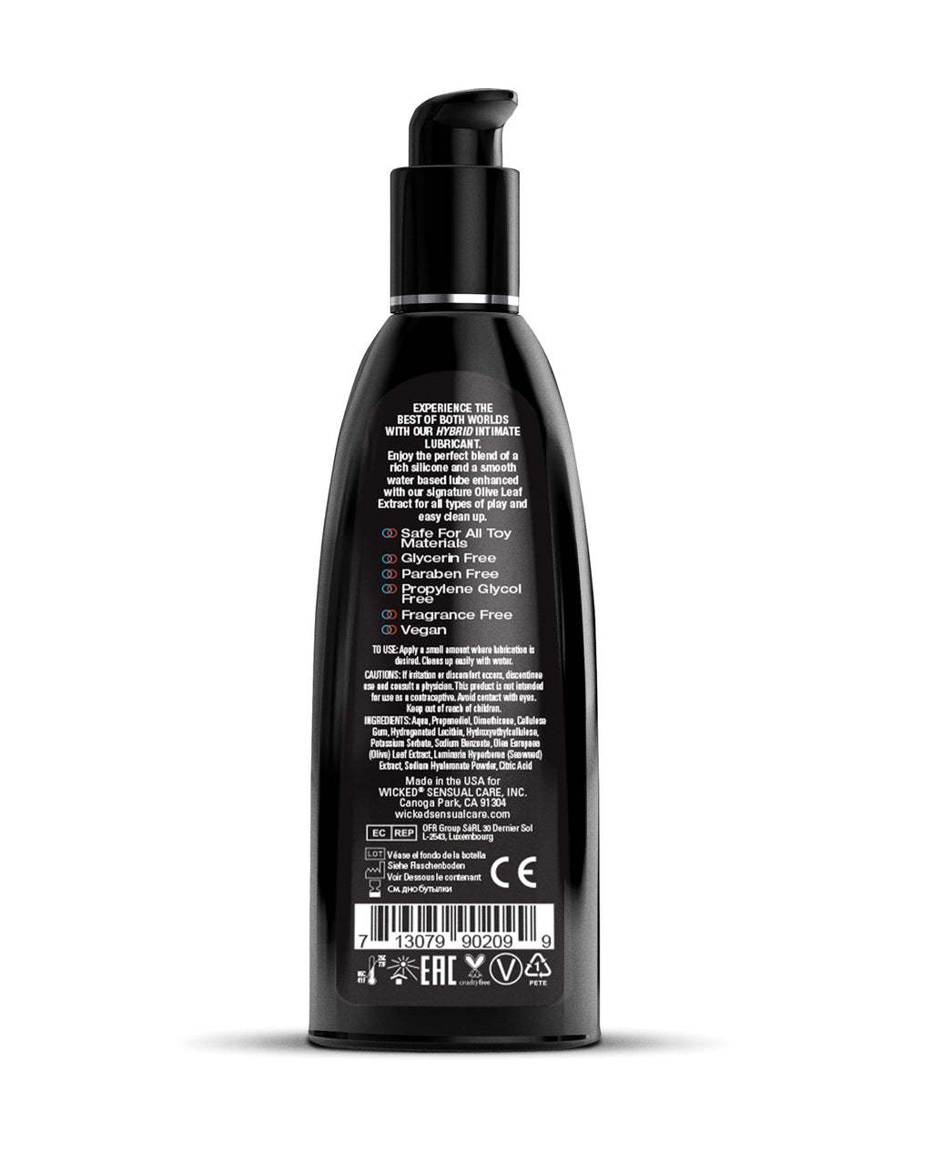 Wicked Sensual Care Hybrid Lubricant - 8 oz Fragrance Free