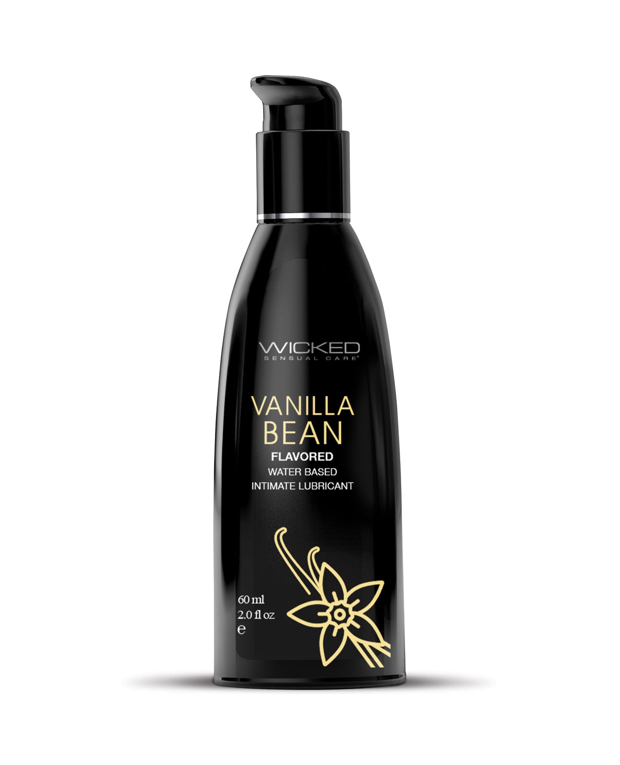 Wicked Sensual Care Aqua Waterbased Lubricant - 2 oz Vanilla Bean