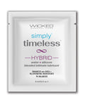 Wicked Sensual Care Simply Timeless Hybrid Water & Silicone Lubricant - .2 oz