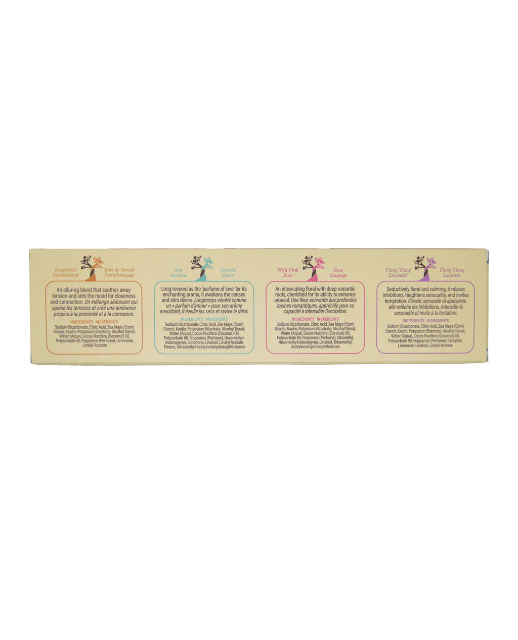 Earthly Body at Night Bath Fizzer 4 pc Set