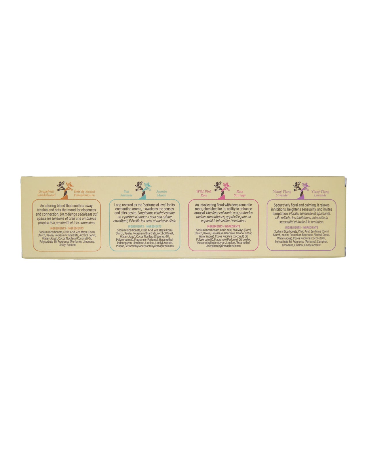 Earthly Body at Night Bath Fizzer 4 pc Set