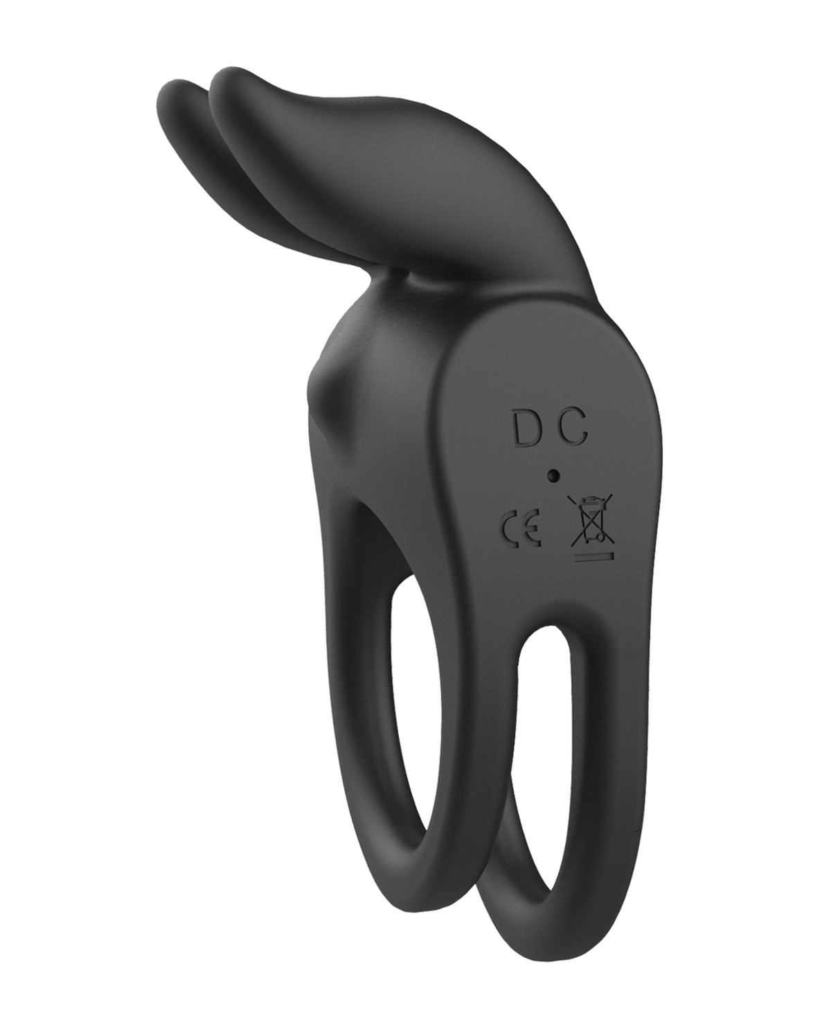 Enhancer Vibrating Rabbit C-Ring - Black