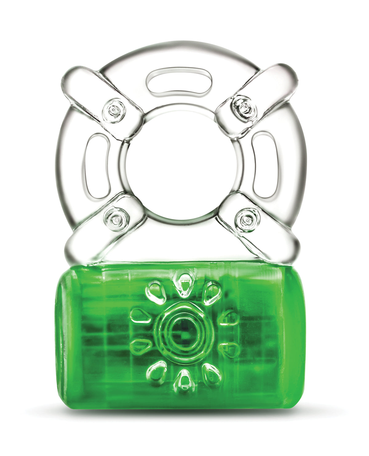 Blush Play With Me - Pleaser Rechargeable C-Ring - Neon Green
