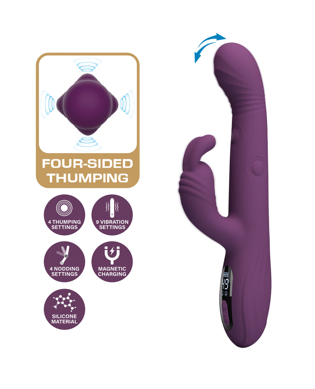 Pretty Love Dee Thumping Rabbit - Purple