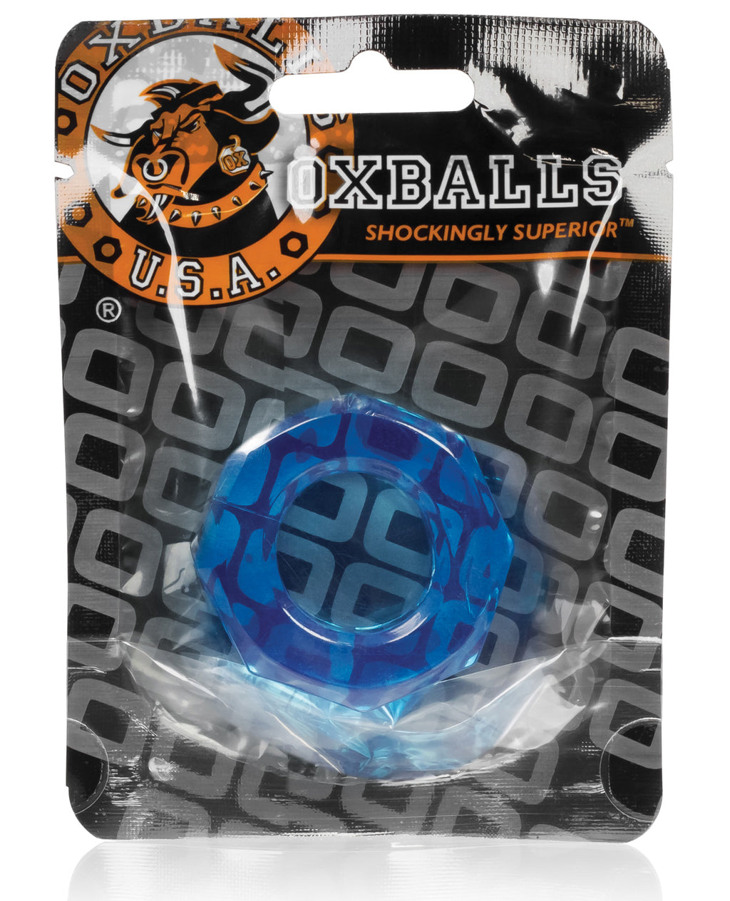 Oxballs Humpballs Cockring - Ice Blue