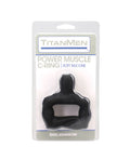 TitanMen 42 mm Power Muscle Cock Ring - Black