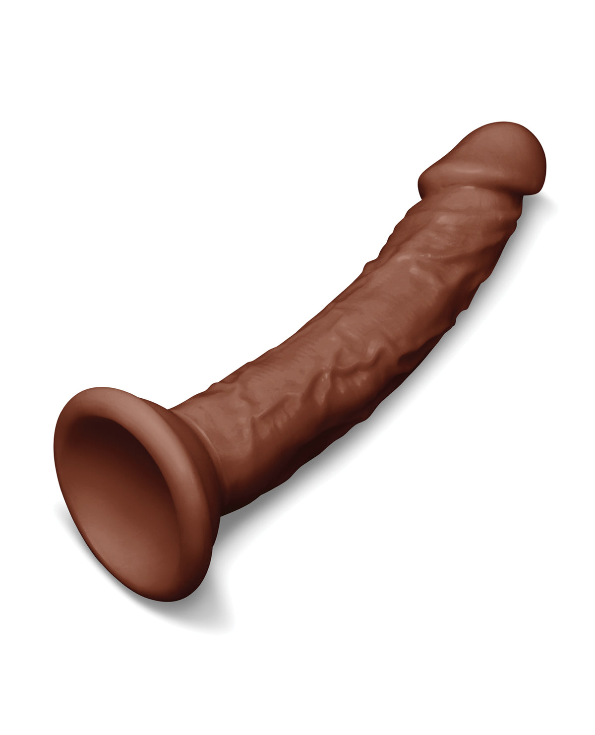 Together 6.75" Realistic Dildo - Dark