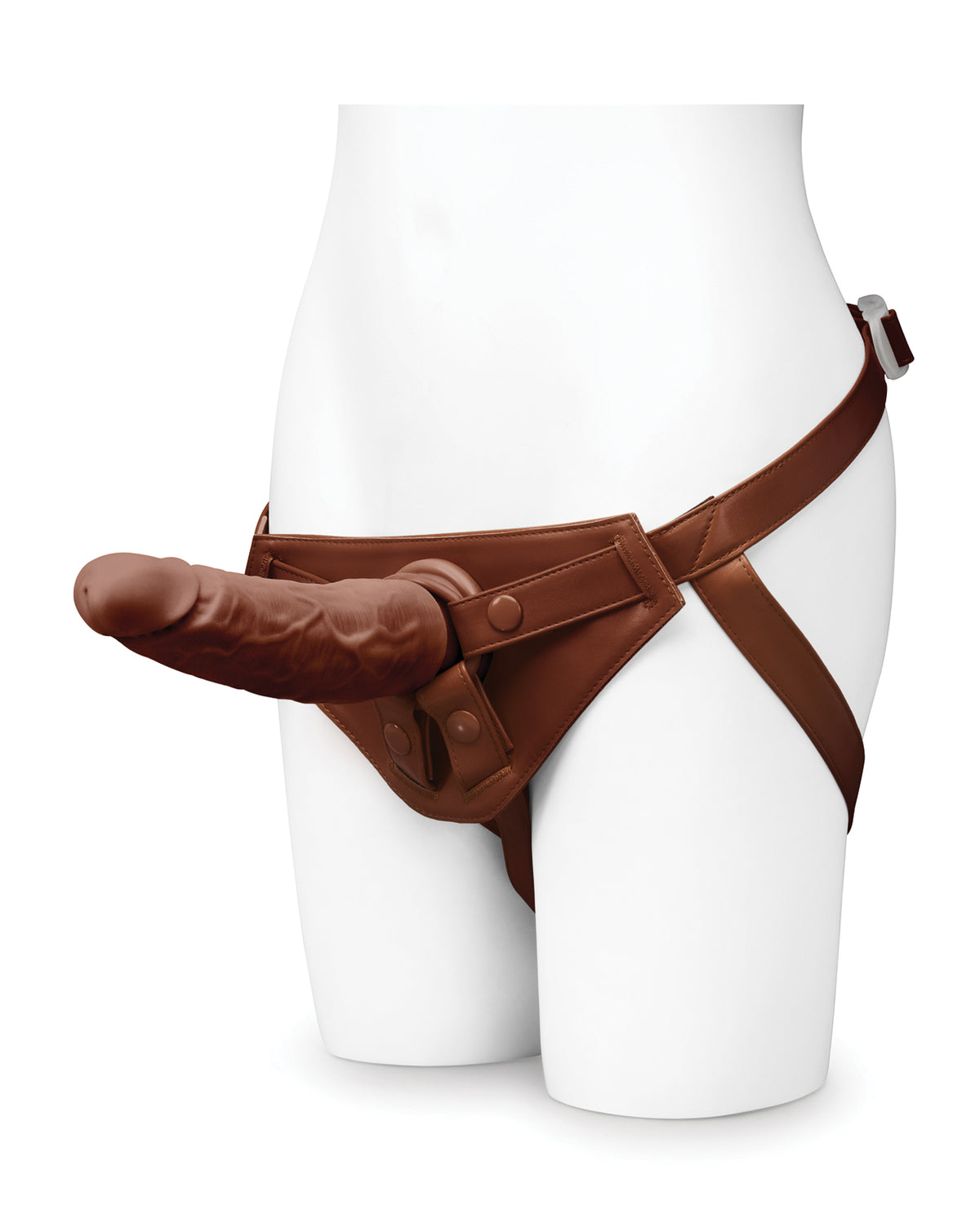 Together 7.75" Realistic Dildo - Dark