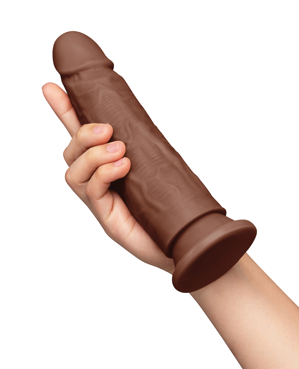 Together 7.75" Realistic Dildo - Dark