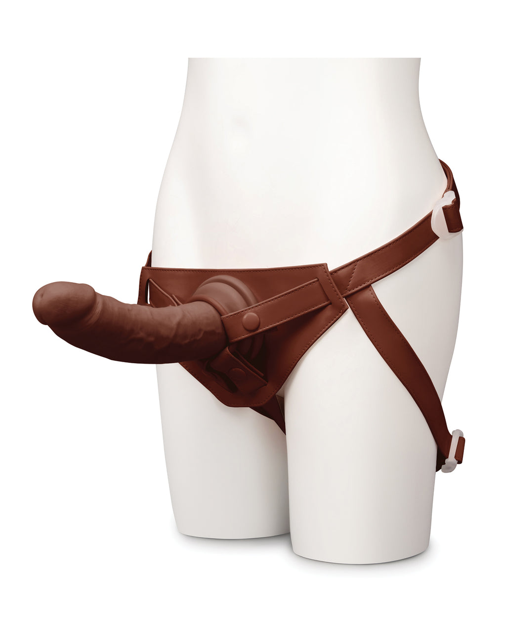 Together 8.5" Realistic Dildo - Dark