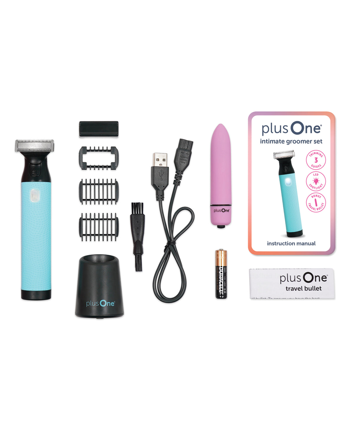 plusOne Intimate Groomer Set