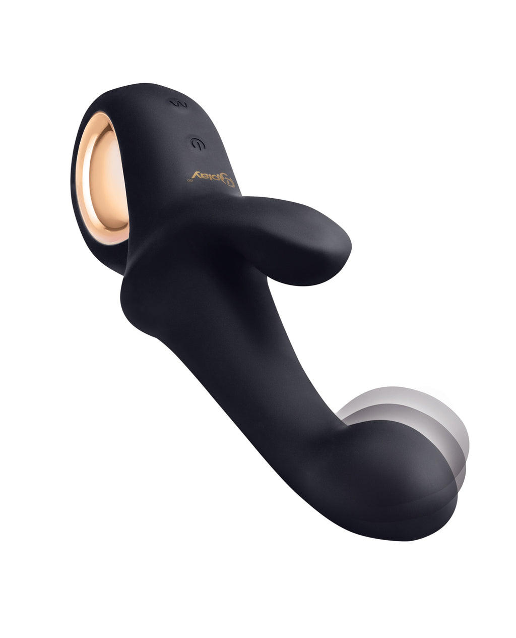 Bodywand G-Play Dual Stim Squirt Master - Black