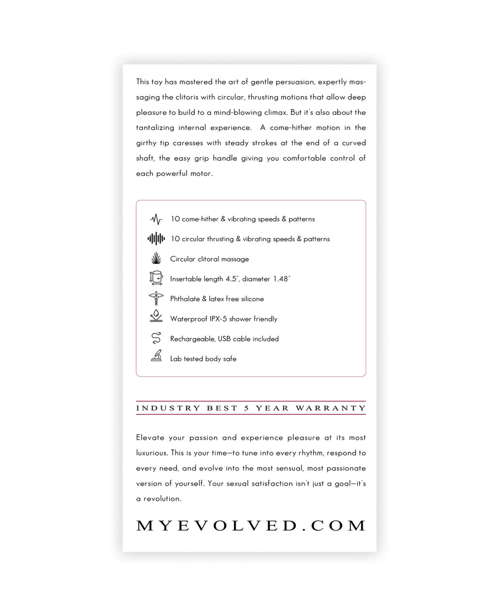 Evolved Gentle Persuasion - Burgundy