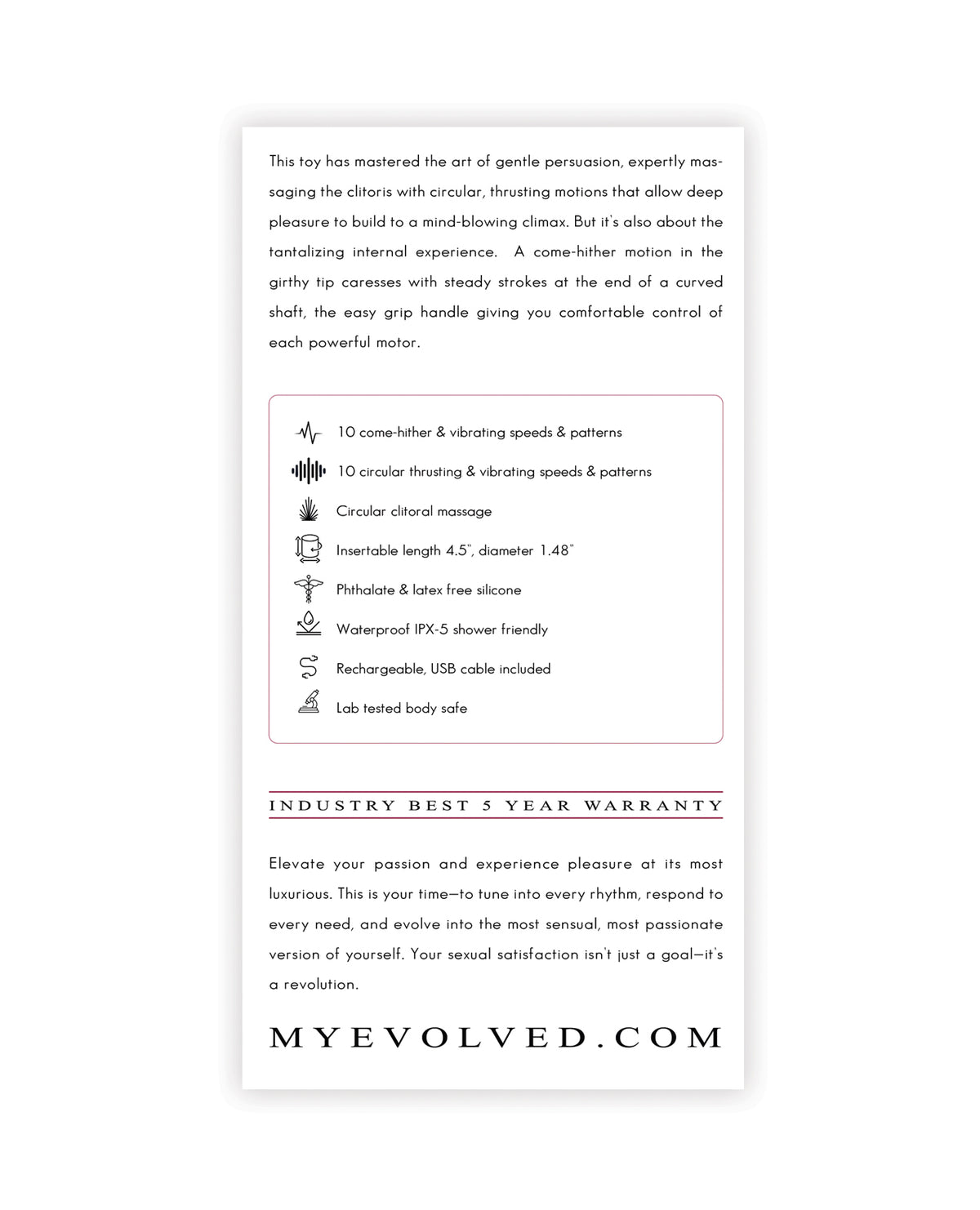 Evolved Gentle Persuasion - Burgundy