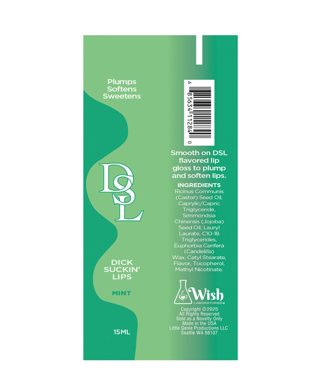 Dick Sucking Lips Lip Plumper - Mint 15 ml