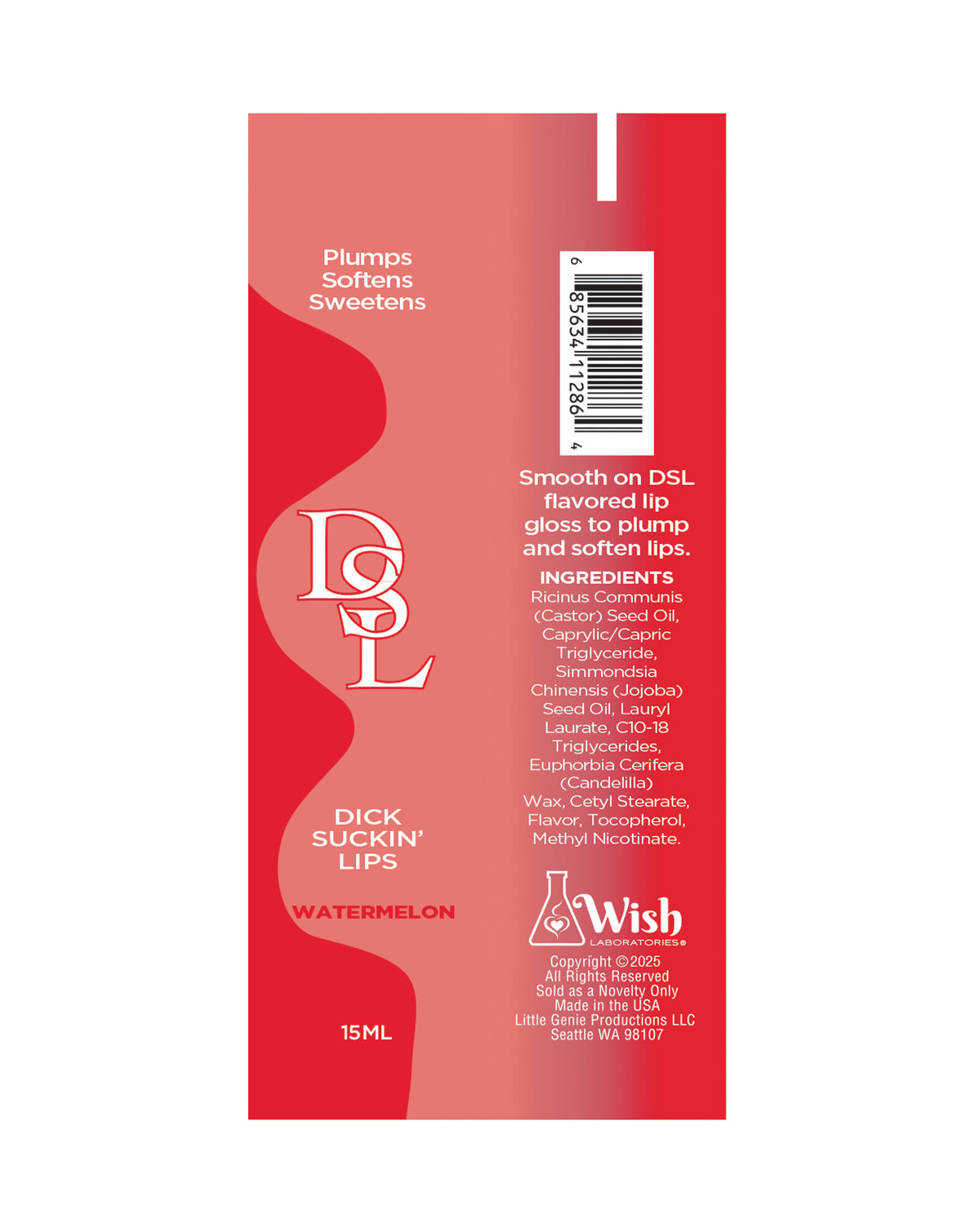 Dick Sucking Lips Lip Plumper - Watermelon 15 ml