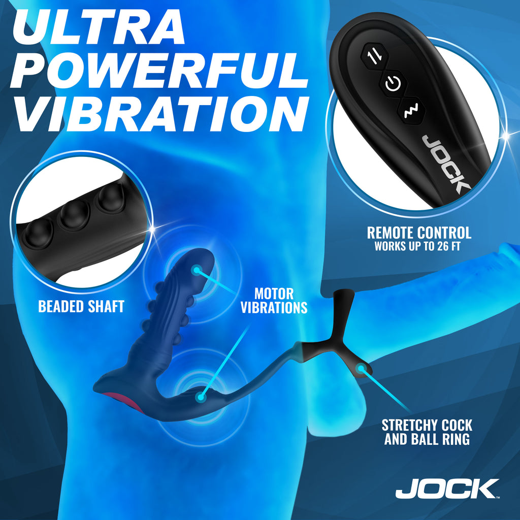 P-Pulse Pulsing Silicone Prostate Vibrator w/ Remote Control