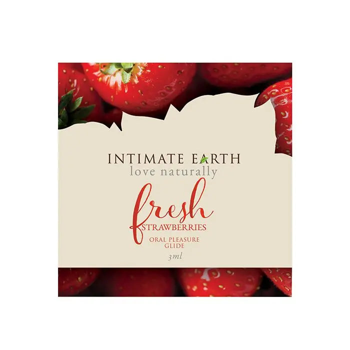 Intimate Earth Lubricant Foil - 3 ml Fresh Strawberries