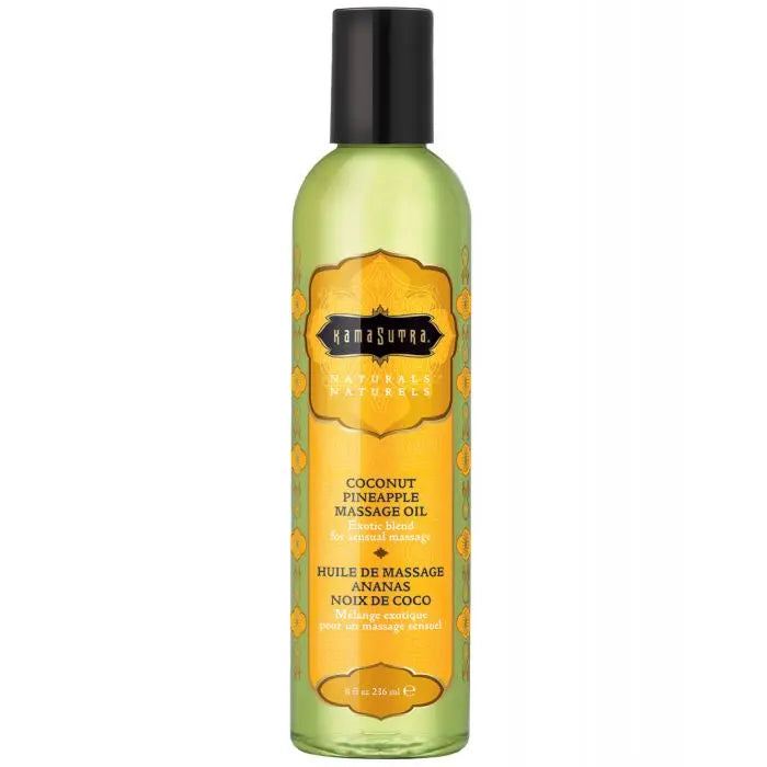 Kama Sutra Naturals Massage Oil - 8 oz Coconut Pineapple