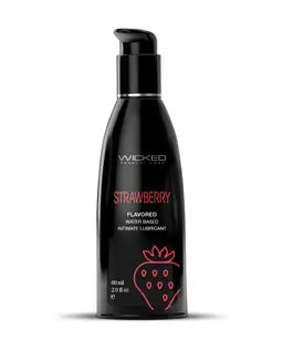 Wicked Sensual Care Water Based Lubricant - 2 oz Strawberry